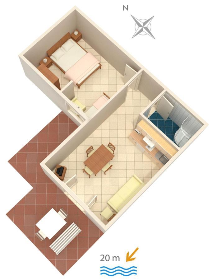 Apartments By The Sea Crikvenica - 2354 Ngoại thất bức ảnh